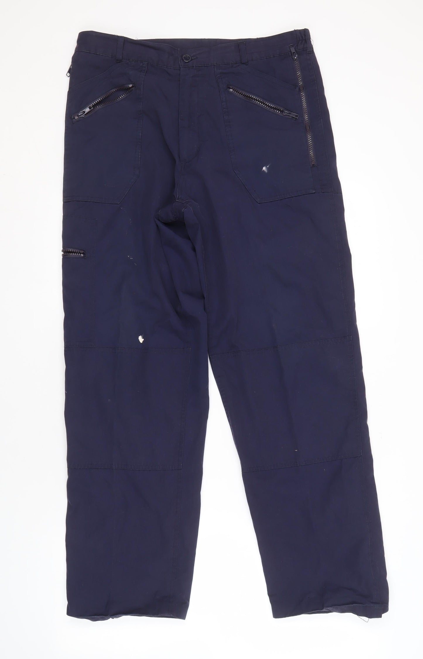 Regatta Mens Blue Cargo Trousers Size 32