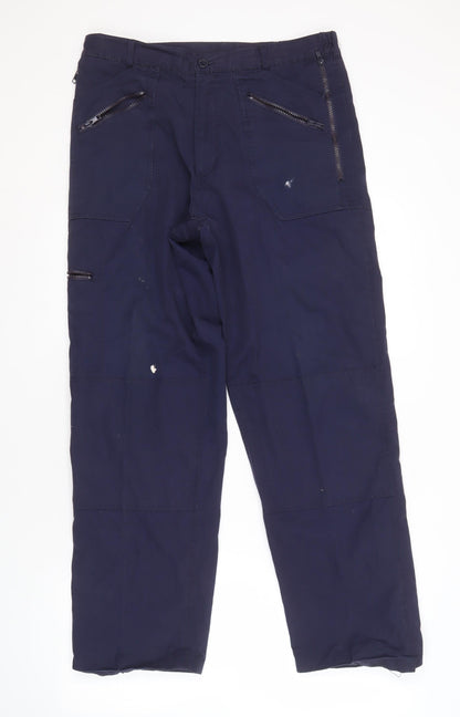 Regatta Mens Blue Cargo Trousers Size 32