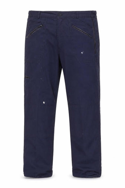 Mens UK Size 32 Regatta Relaxed Fit Cargo Blue Trousers