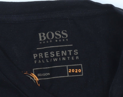 Mens UK Size XL Boss Black  T-Shirt