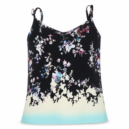 Womens UK Size 10 Warehouse Black Camisole Tank
