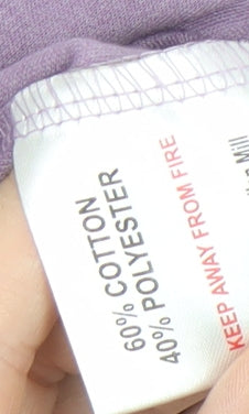 Isle Women's Purple Roll Neck Long Sleeve Top M