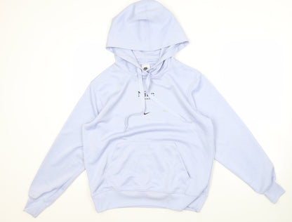 Mens UK Size S Nike Blue Pullover Hoodie