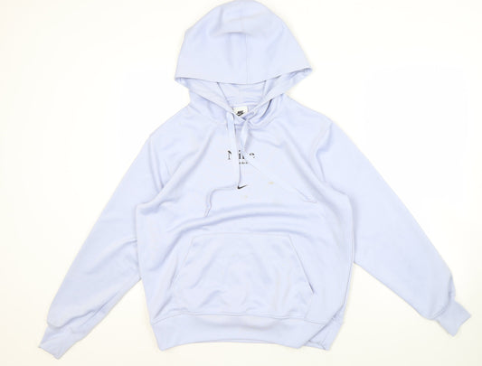 Mens UK Size S Nike Blue Pullover Hoodie