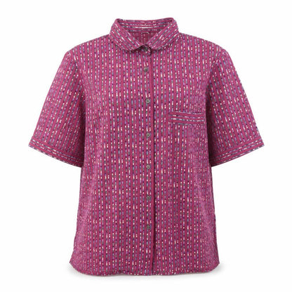 Womens UK Size 10 Jaeger Multicoloured Basic Button-Up
