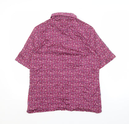 Jaeger Women's Multicoloured Button-Up Shirt Size 10