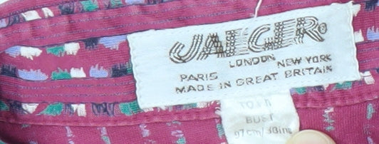 Jaeger Women's Multicoloured Button-Up Shirt Size 10