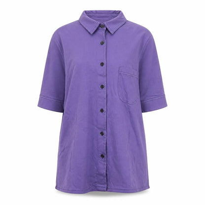 Womens UK Size 10 Jaeger Purple  Button-Up