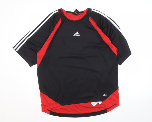 Adidas Men's Black Medium Activewear Shirt
