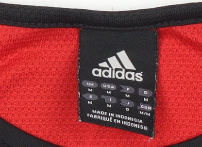 Adidas Men's Black Medium Activewear Shirt