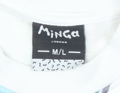 Minga London Women's Multicoloured Pullover Sweatshirt, Size M