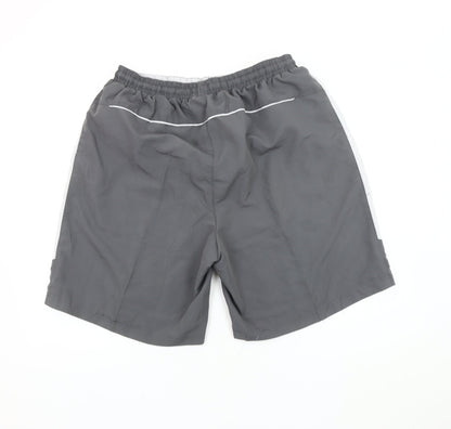 Slazenger Men's Grey Athletic Shorts, XL, Quick Dry