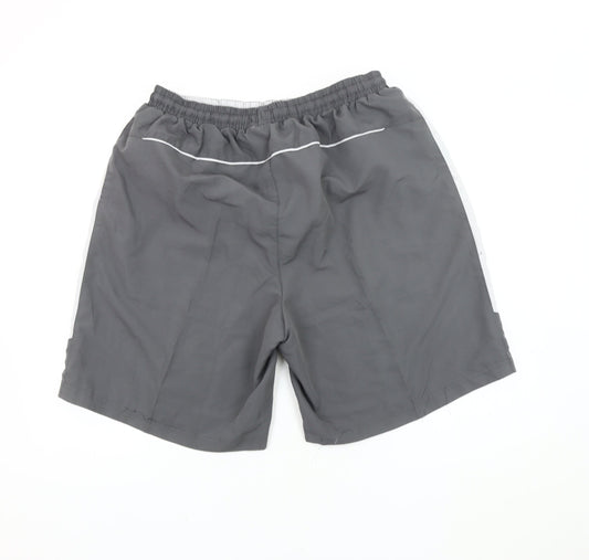 Slazenger Men's Grey Athletic Shorts, XL, Quick Dry