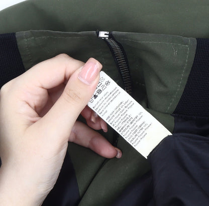 Mens UK Size L River Island Green Bomber Jacket