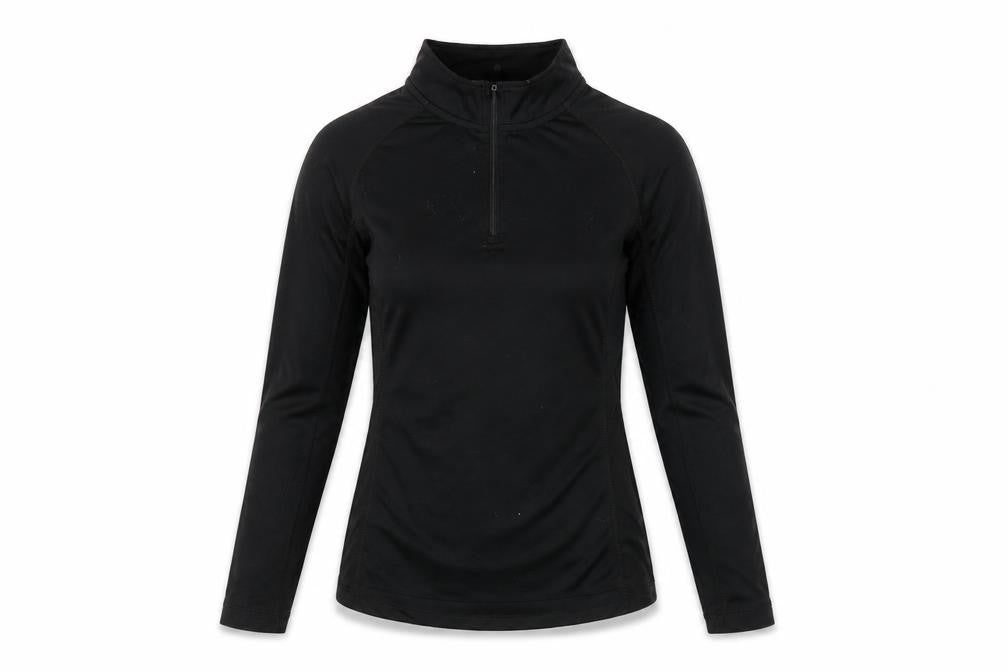 Womens UK Size 8 Karrimor Black Henley Sweatshirt