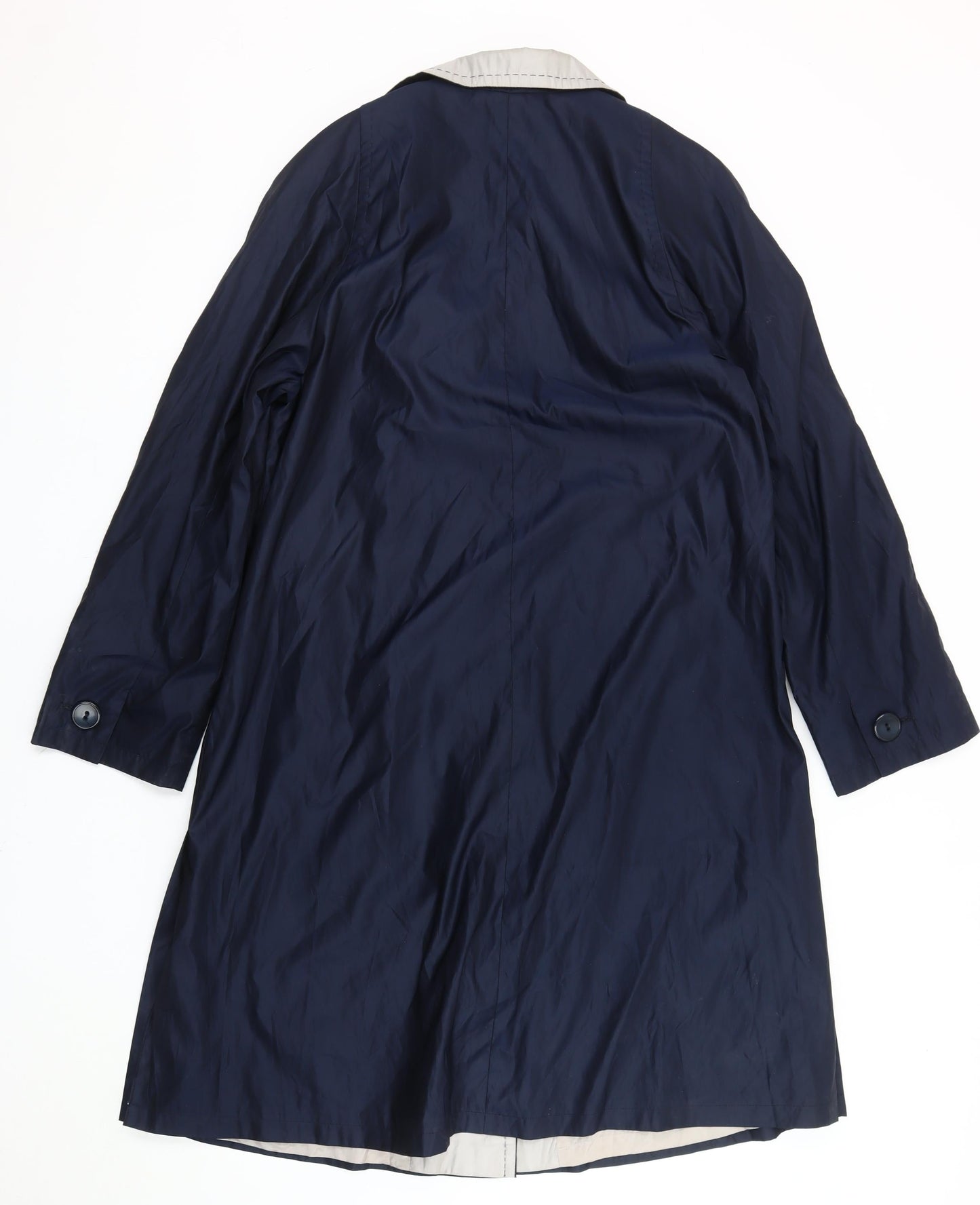 Artigiano Women's Blue Trench Coat Size 10