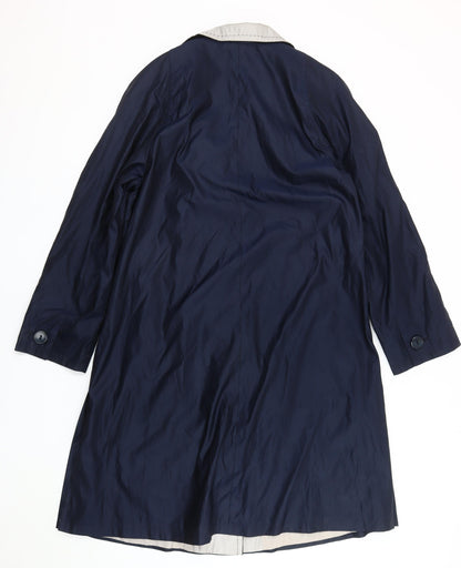 Artigiano Women's Blue Trench Coat Size 10