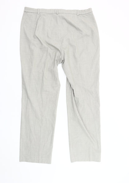 Womens UK Size 16 Marks and Spencer Regular Fit Casual Grey Trousers