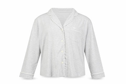 Jack Wills Women's Grey Pyjama Shirt Size 8