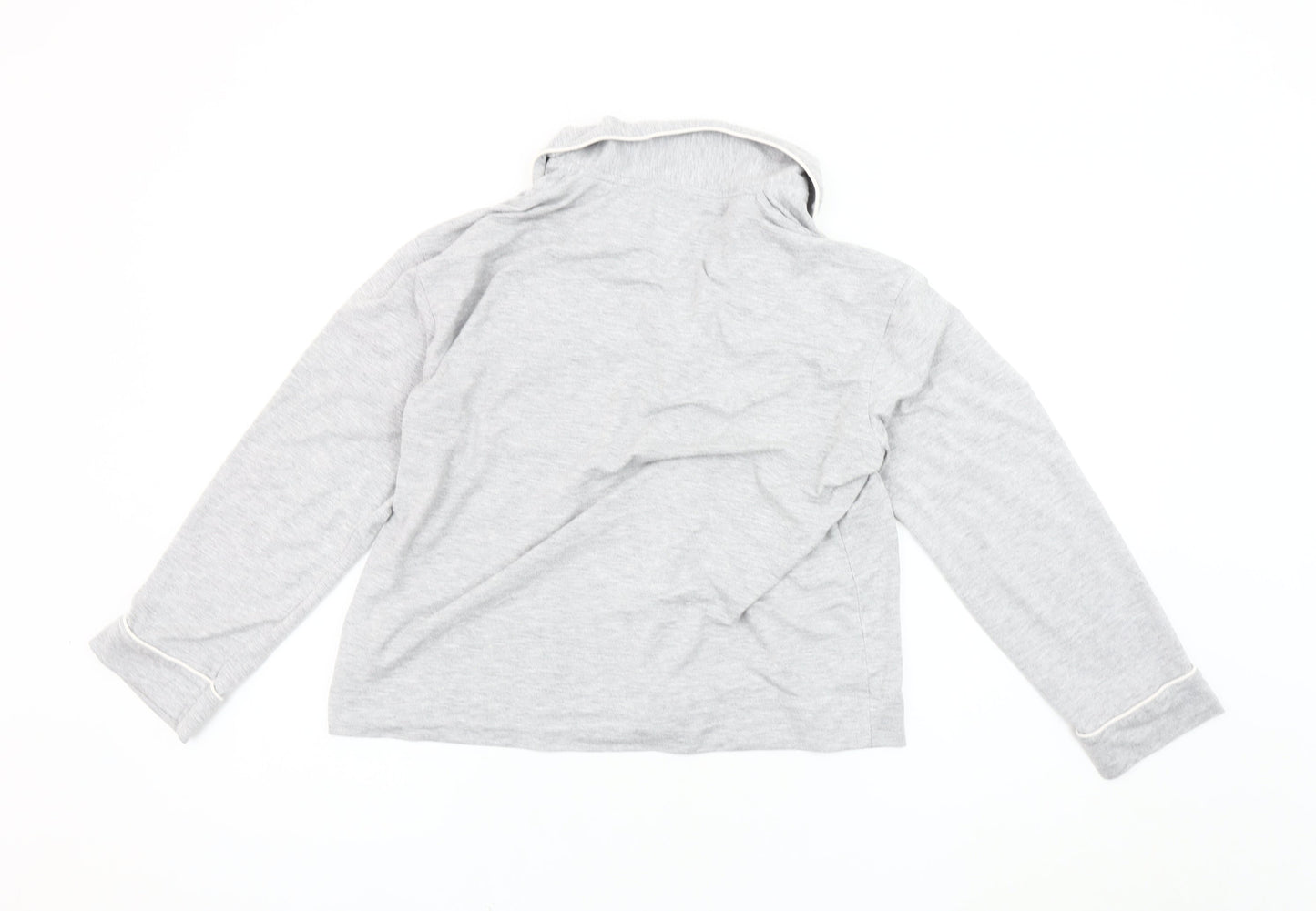 Jack Wills Women's Grey Pyjama Shirt Size 8