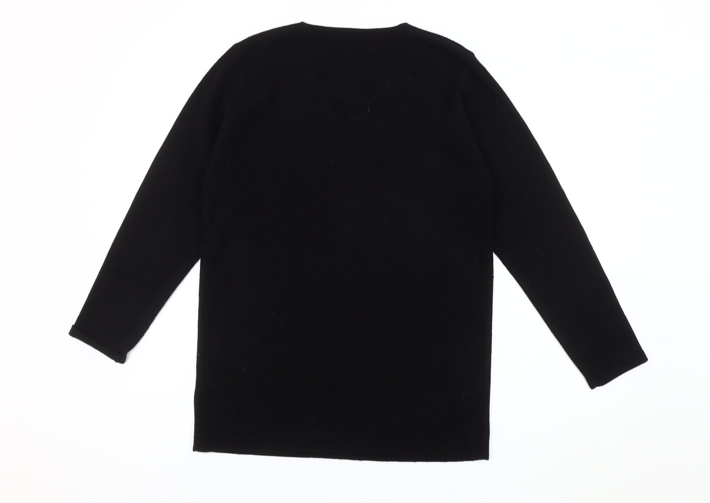Womens UK Size 10-12 Berkertex Black Pullover Jumper
