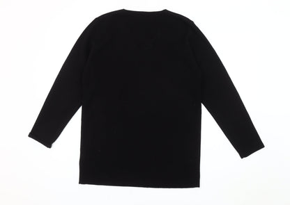 Womens UK Size 10-12 Berkertex Black Pullover Jumper