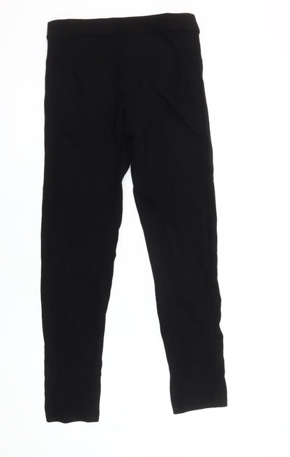 Womens UK Size 6 Marks and Spencer Slim Fit Casual Workwear Black Trousers