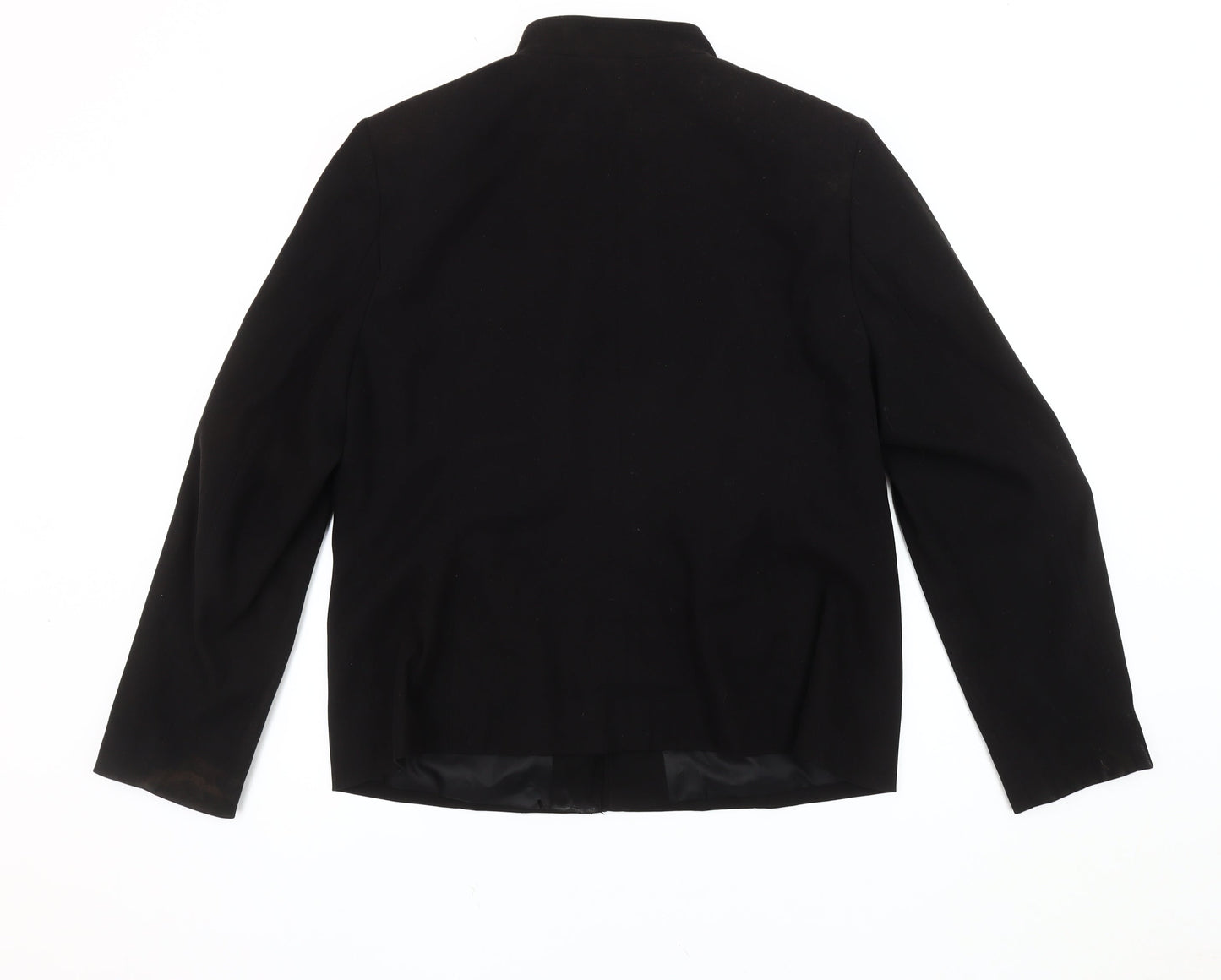 Womens UK Size 16 BM Black Basic Jacket