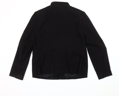 Womens UK Size 16 BM Black Basic Jacket