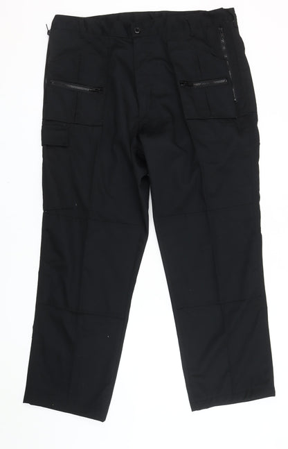 Blue Castle Men’s Black Cargo Trousers L 40/32