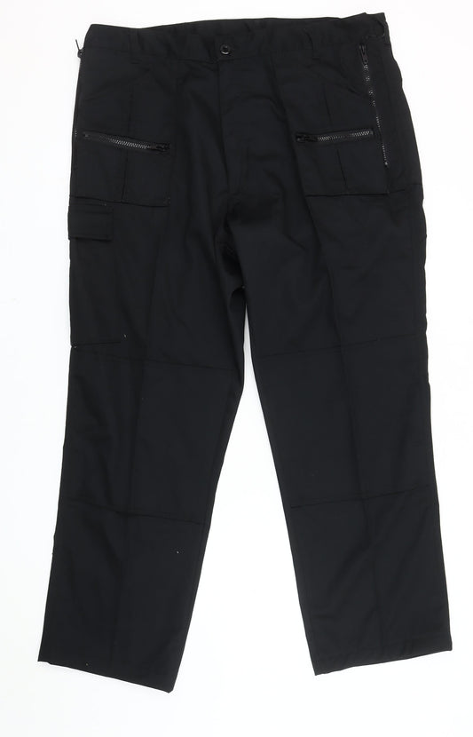 Blue Castle Men’s Black Cargo Trousers L 40/32