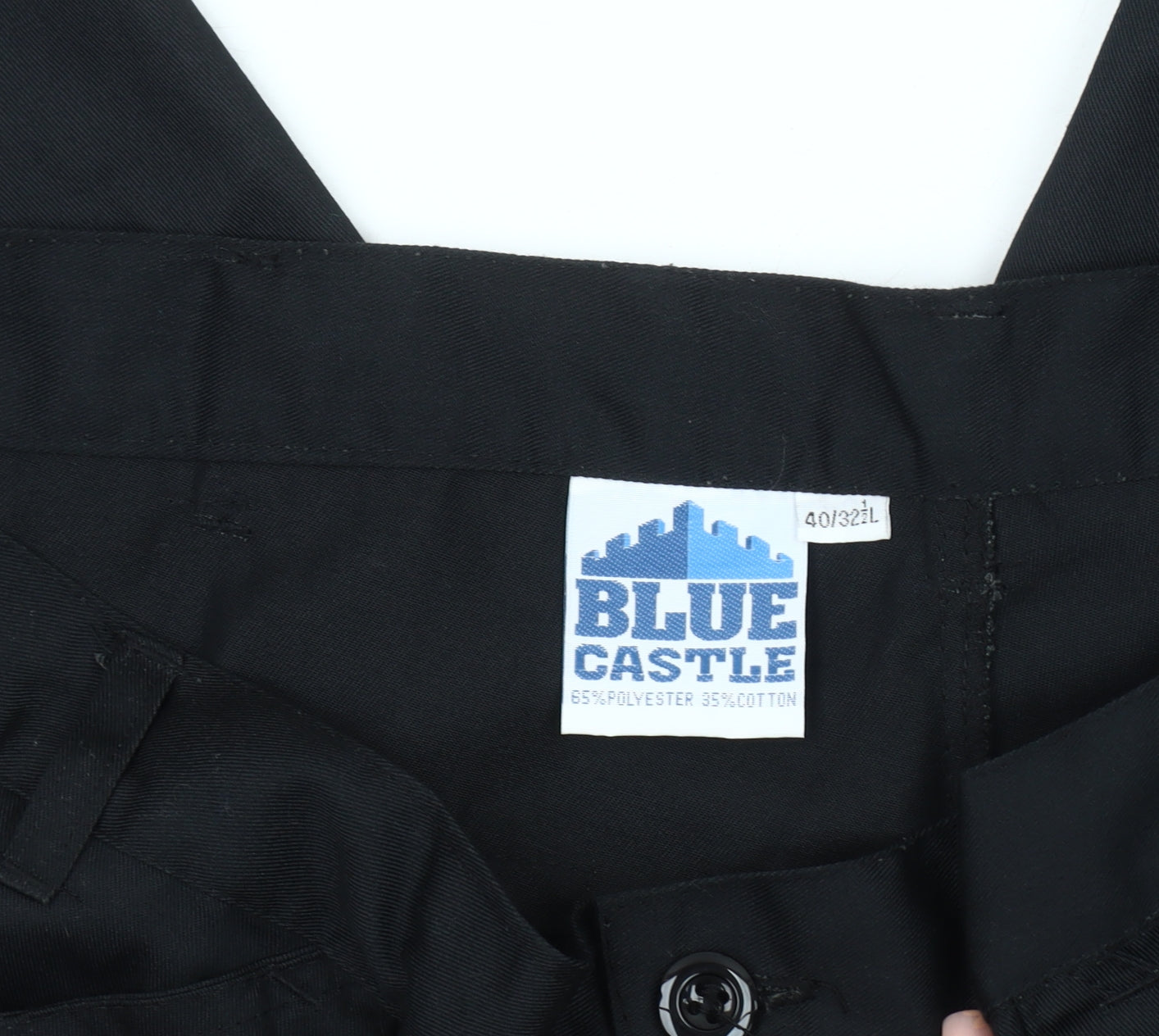 Blue Castle Men’s Black Cargo Trousers L 40/32