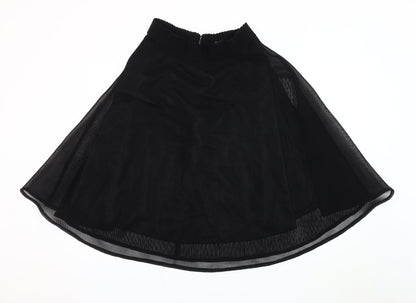New Look Women's Black A-Line Skirt, Size 12