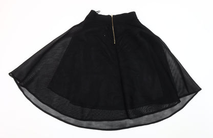 New Look Women's Black A-Line Skirt, Size 12