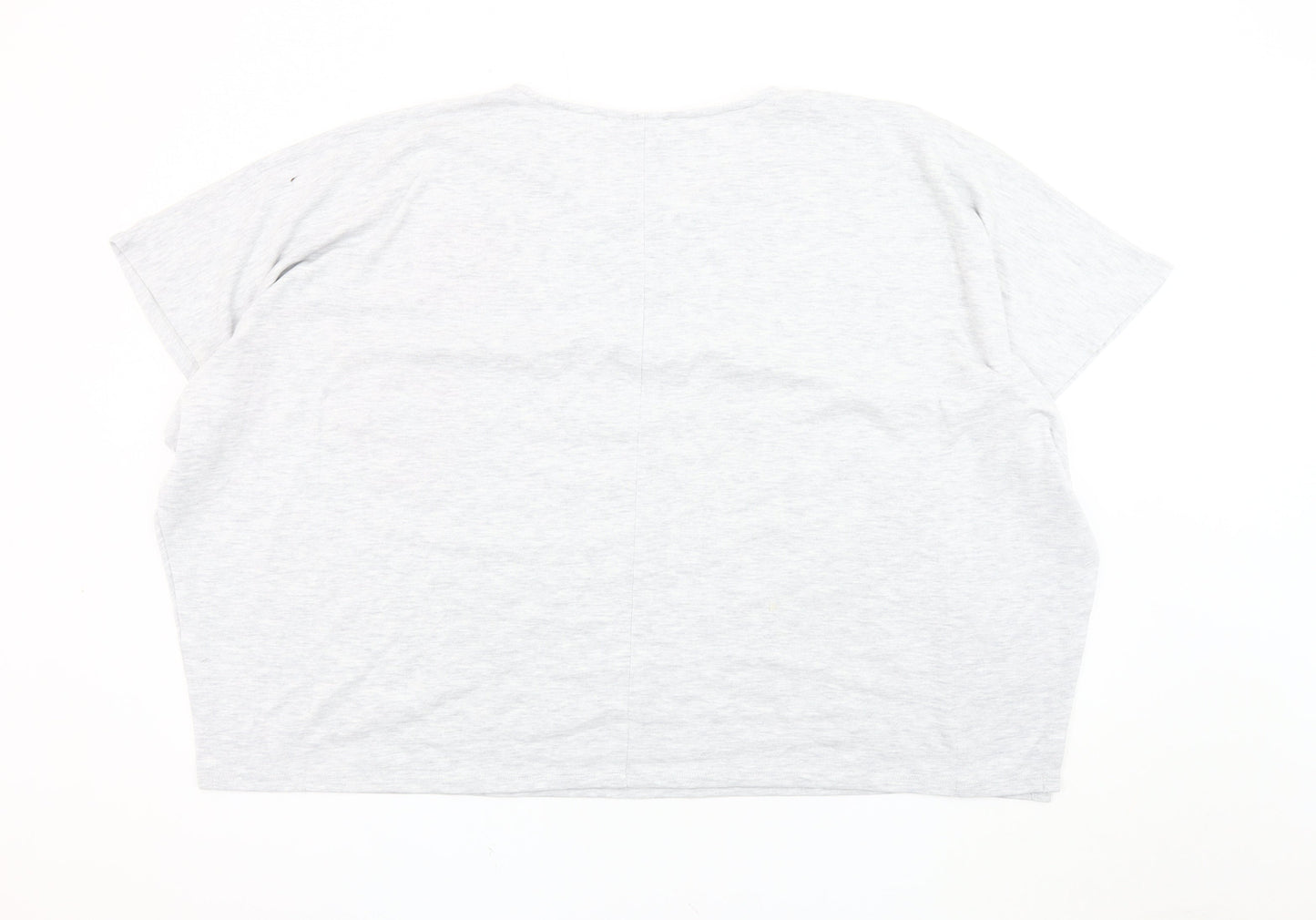 RJR John Rocha Women's Grey T-Shirt Size 16