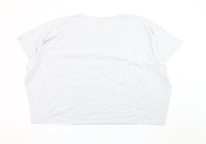 RJR John Rocha Women's Grey T-Shirt Size 16
