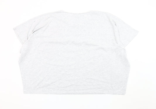 RJR John Rocha Women's Grey T-Shirt Size 16