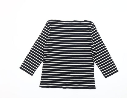 Womens UK Size 2022 Joie de Vivre Multicoloured Basic T-Shirt