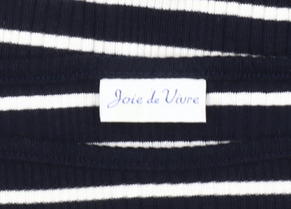 Womens UK Size 2022 Joie de Vivre Multicoloured Basic T-Shirt
