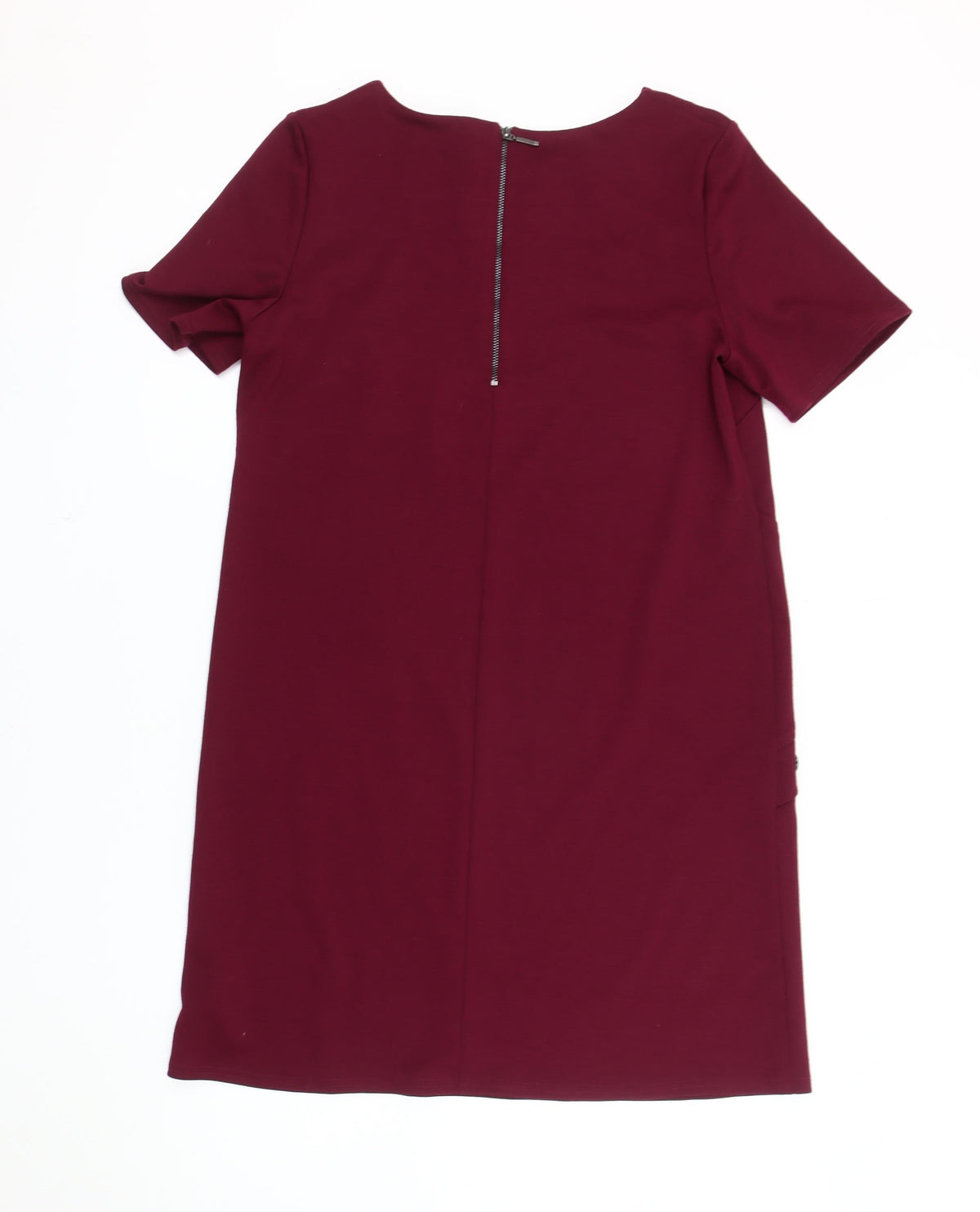 Wallis Women's Red Shift Dress, Size 12, Knee Length