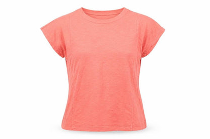Womens UK Size S Lands' End Pink Basic T-Shirt