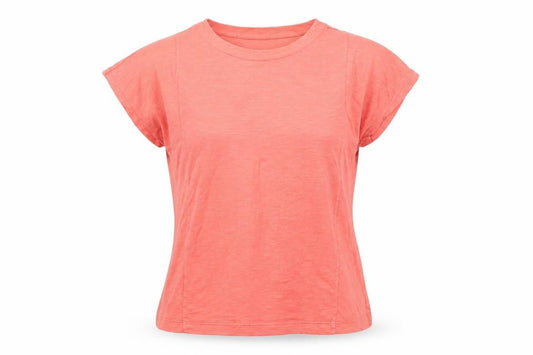 Womens UK Size S Lands' End Pink Basic T-Shirt