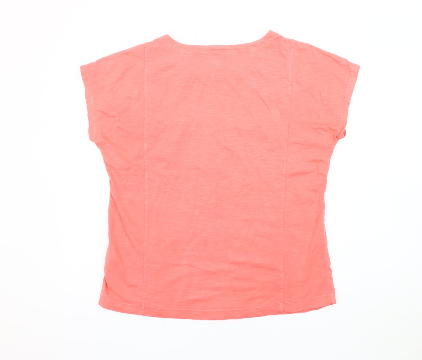Lands' End Women's Pink Short Sleeve T-Shirt, Size S