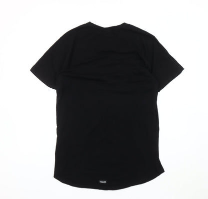 Nîmes Men's Black Rose Graphic T-Shirt