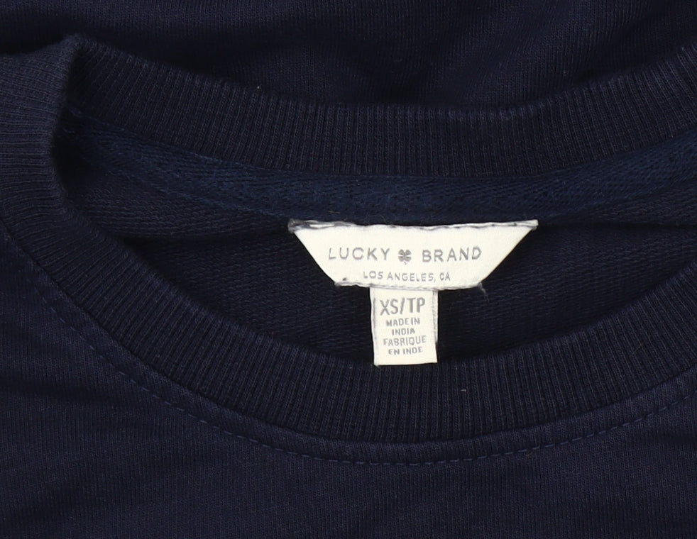 Lucky Women's Blue XS Pullover Sweatshirt