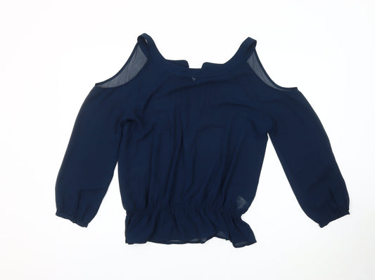 Womens UK Size 8 NEXT Blue  Blouse