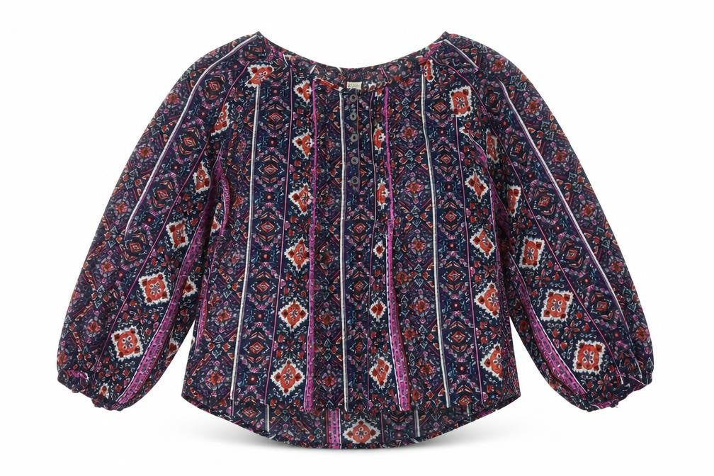 Forever 21 Women's Multicoloured Geometric Blouse