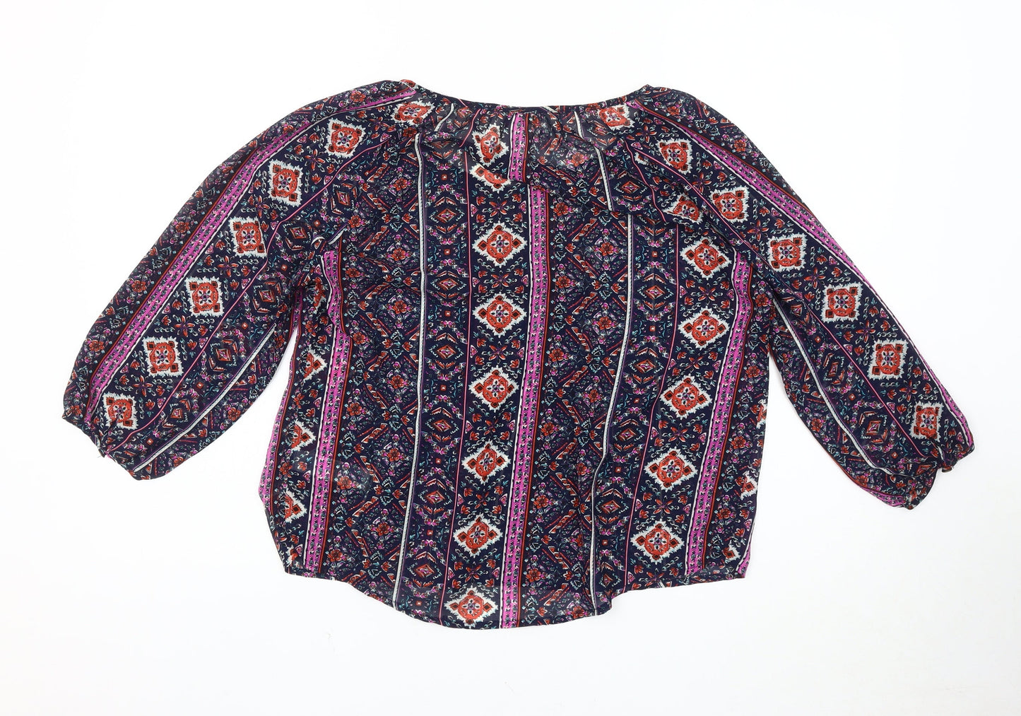 Forever 21 Women's Multicoloured Geometric Blouse