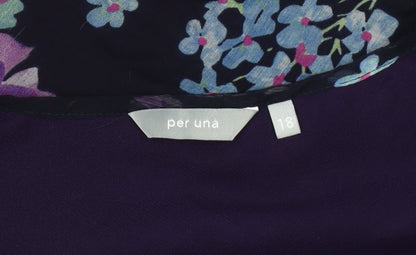 Womens UK Size 18 Per Una Purple  Blouse