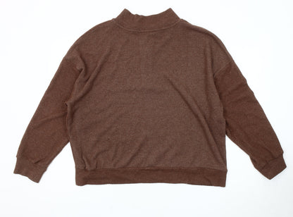 Mens UK Size M ASOS Brown Pullover Sweatshirt